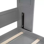 Letto a scomparsa/a muro con mensole ModernLuxe (Full/Queen Size)