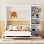 Letto a scomparsa/a muro con mensole ModernLuxe (Full/Queen Size)