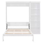 Letto a scomparsa/a muro con mensole ModernLuxe (Full/Queen Size)