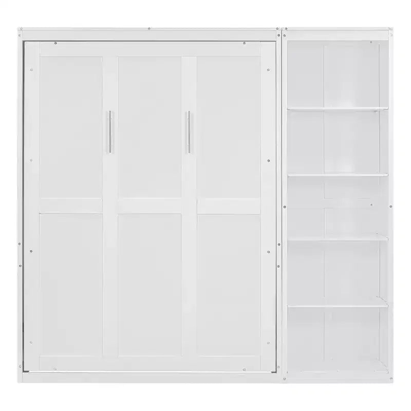 Letto a scomparsa/a muro con mensole ModernLuxe (Full/Queen Size)