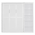 Letto a scomparsa/a muro con mensole ModernLuxe (Full/Queen Size)
