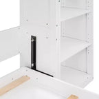 Letto a scomparsa/a muro con mensole ModernLuxe (Full/Queen Size)