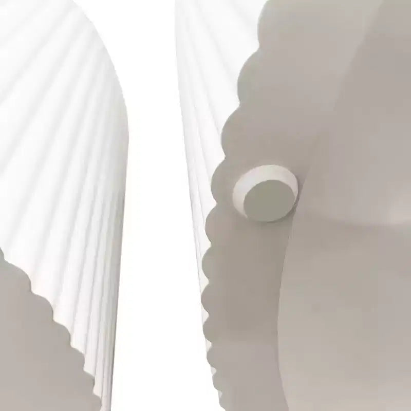 Set di 2, set di tavolini da caffè sovrapponibili a righe ondulate per soggiorno, camera da letto 4M - ModernLuxe