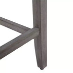 WestinTrends Sgabello da bancone con seduta a sella imbottita 24" (set da 2), grigio antico/beige