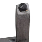 WestinTrends Sgabello da bancone con seduta a sella imbottita 24" (set da 2), grigio antico/beige