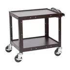 ECR4Kids Carrello Mobile A/V, Carrello per Tecnologia, Nero