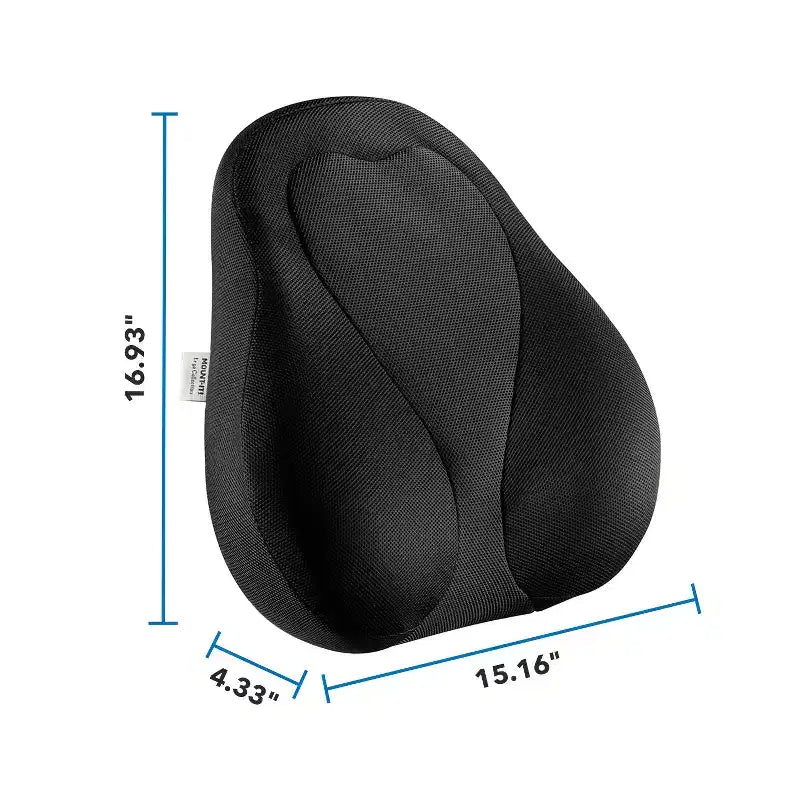 Mount-It! Cuscino di Supporto Lombare, Supporto per la Schiena Ergo Collection, Sedia da Gaming, Memory Foam, Allevia il Mal di Schiena Migliora la Postura, Rivestimento in Rete Lavabile