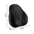 Mount-It! Cuscino di Supporto Lombare, Supporto per la Schiena Ergo Collection, Sedia da Gaming, Memory Foam, Allevia il Mal di Schiena Migliora la Postura, Rivestimento in Rete Lavabile