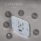 HOMES: Divano reclinabile elettrico transizionale in similpelle Songpeace con poggiapiedi e poggiatesta regolabili - Inside + Out