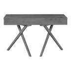HOMES: Inside + Out Scrivania Thunderseek Mid Century 2 cassetti da 47" con USB e prese di corrente
