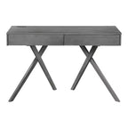 HOMES: Inside + Out Scrivania Thunderseek Mid Century 2 cassetti da 47" con USB e prese di corrente