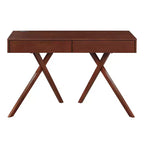 HOMES: Inside + Out Scrivania Thunderseek Mid Century 2 cassetti da 47" con USB e prese di corrente