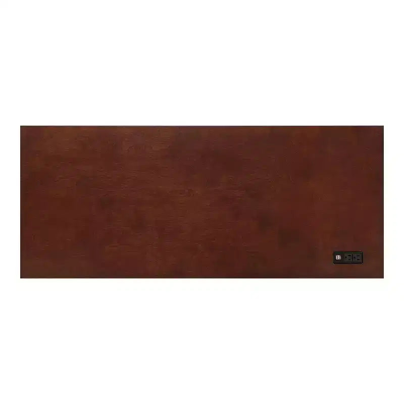 HOMES: Inside + Out Scrivania Thunderseek Mid Century 2 cassetti da 47" con USB e prese di corrente