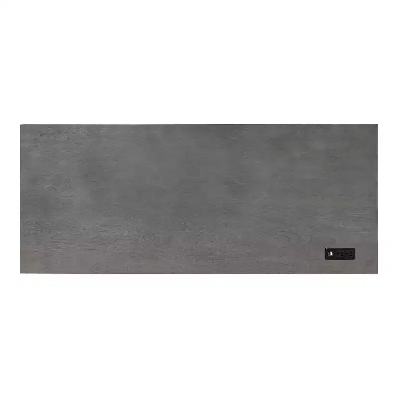 HOMES: Inside + Out Scrivania Thunderseek Mid Century 2 cassetti da 47" con USB e prese di corrente