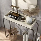 24/7 Shop At Home 33 Songearth Tavolo Consolle Moderno con Vassoio Superiore