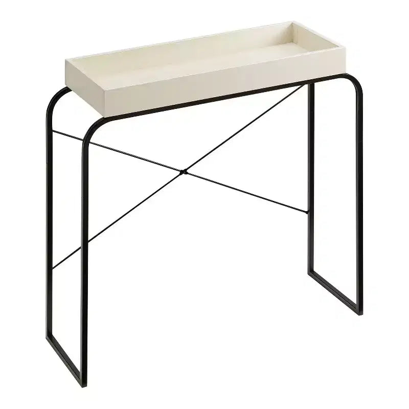 24/7 Shop At Home 33 Songearth Tavolo Consolle Moderno con Vassoio Superiore