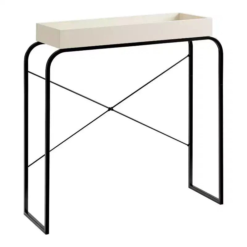 24/7 Shop At Home 33 Songearth Modern Tray Top Console Table
