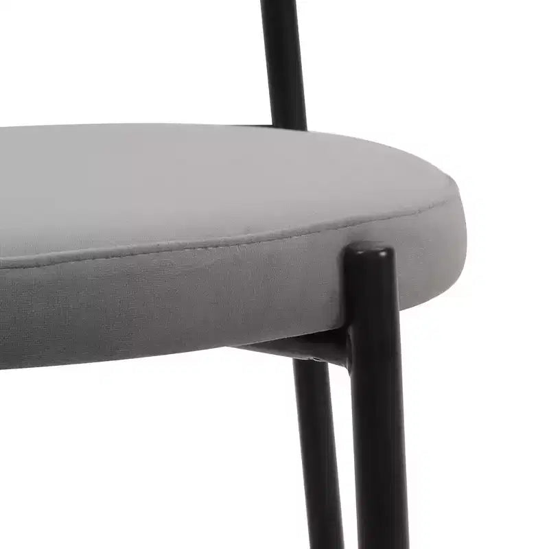 LeisureMod Euston Sgabello da bar moderno in vimini con telaio in acciaio nero, per interni, cucina, bancone, sala da pranzo, colazione, posti a sedere per bar, sedia contemporanea