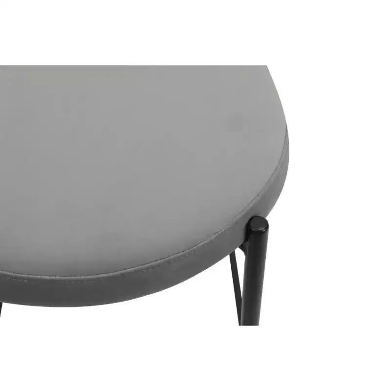 LeisureMod Euston Sgabello da bar moderno in vimini con telaio in acciaio nero, per interni, cucina, bancone, sala da pranzo, colazione, posti a sedere per bar, sedia contemporanea