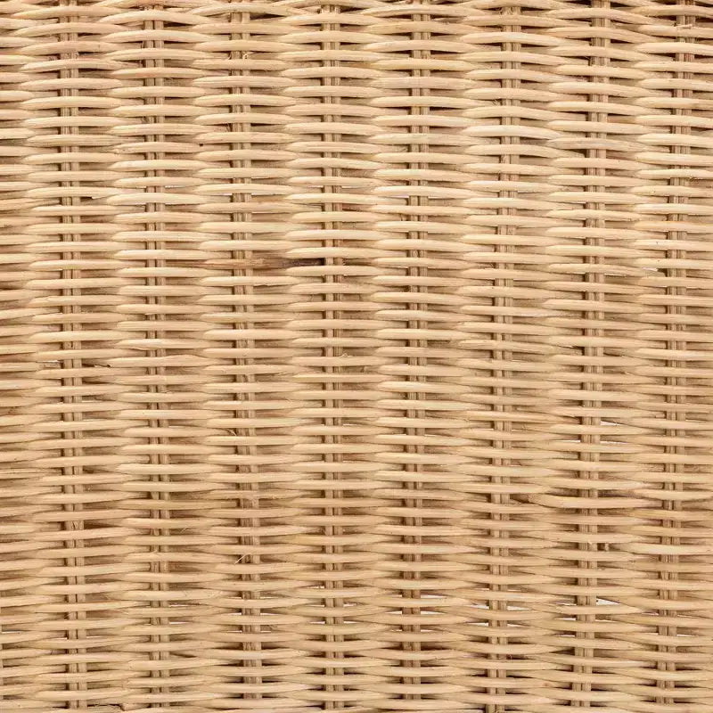 bali & pari Sedia a Braccioli Moderna Bohemien in Rattan Naturale Putri