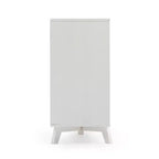 Comodino a 3 cassetti in legno massiccio scandinavo Max & Lily