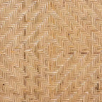 bali & pari Sedia da pranzo in rattan marrone naturale stile bohémien moderno Osaka