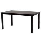 Set da pranzo moderno Baxton Studio Olympia in tessuto e legno