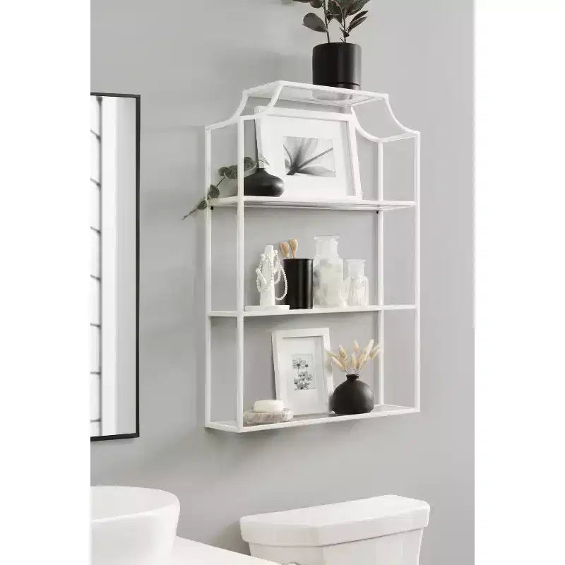 Mensole da Parete Decorative Flottanti a 3 Livelli Ciel Kate & Laurel All Things Decor 21x30