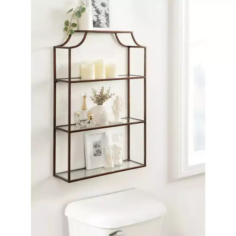 Mensole da Parete Decorative Flottanti a 3 Livelli Ciel Kate & Laurel All Things Decor 21x30