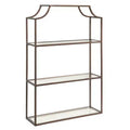 Kate & Laurel All Things Decor 21x30 3-Tier Ciel Wall Decorative Floating Shelves