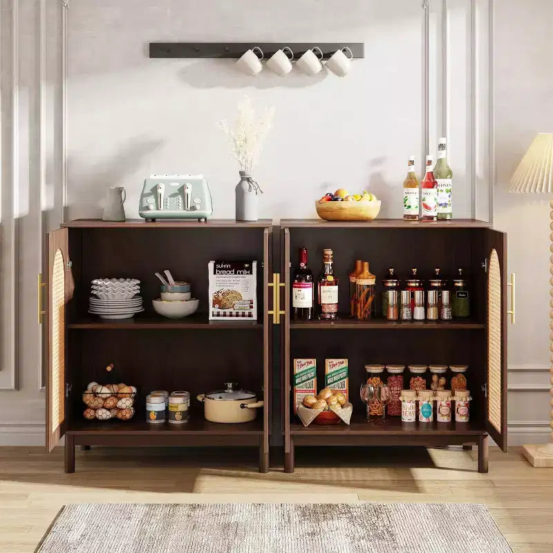 Tribesigns 59 Mobile credenza a buffet, mobile contenitore con ante per sala da pranzo