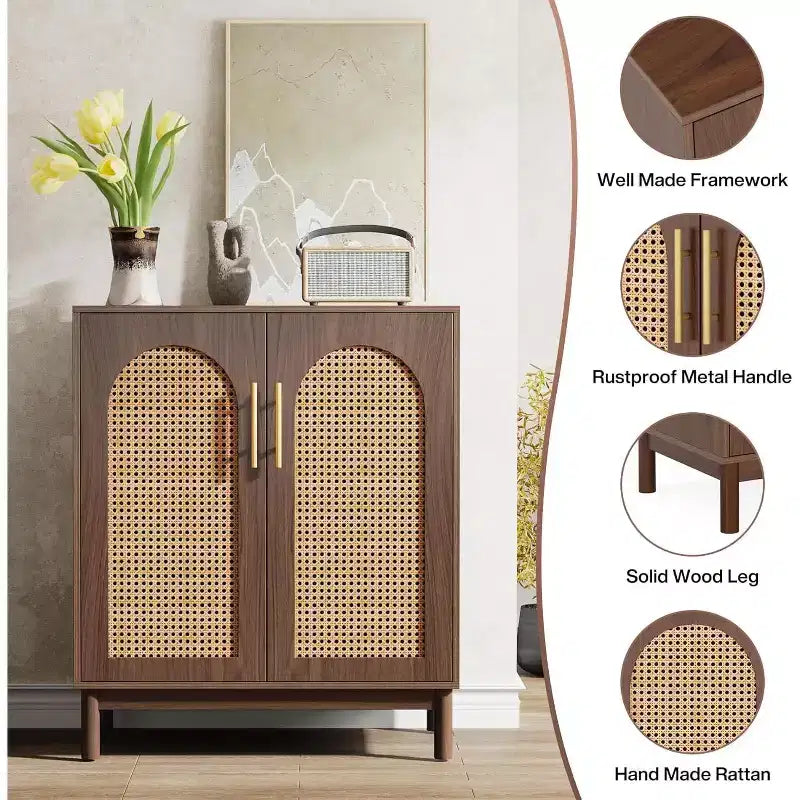 Tribesigns 59 Mobile credenza a buffet, mobile contenitore con ante per sala da pranzo