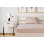 Signature Design by Ashley iKidz Materasso in Memory Foam Rigido da 7 Pollici con Rivestimento in Maglia Elasticizzata e Cuscino Incluso, Corallo