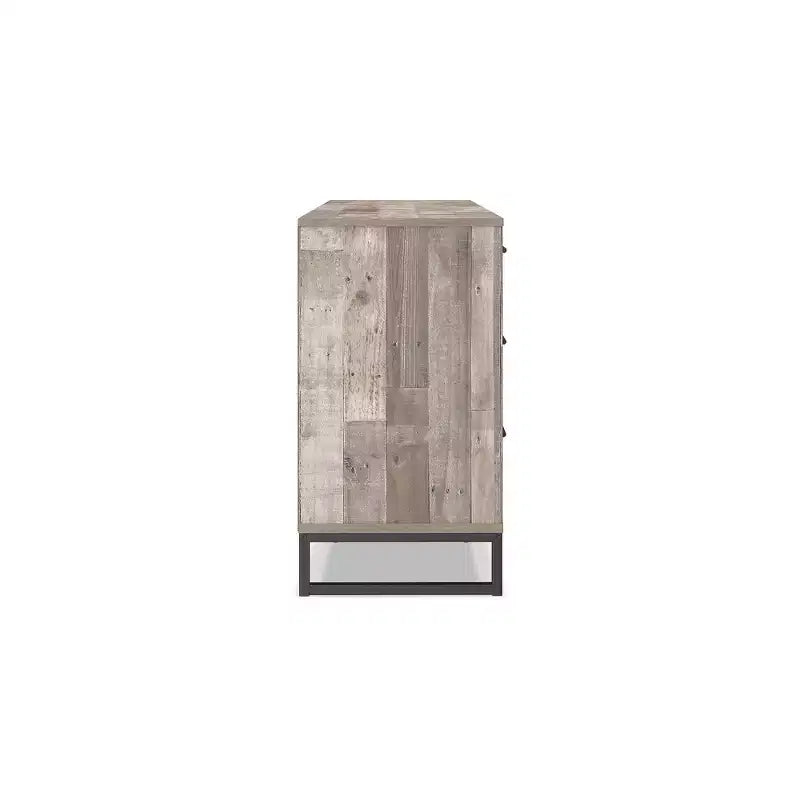 Cassettiera Signature Design by Ashley Casual Neilsville con 6 cassetti, finitura Whitewash