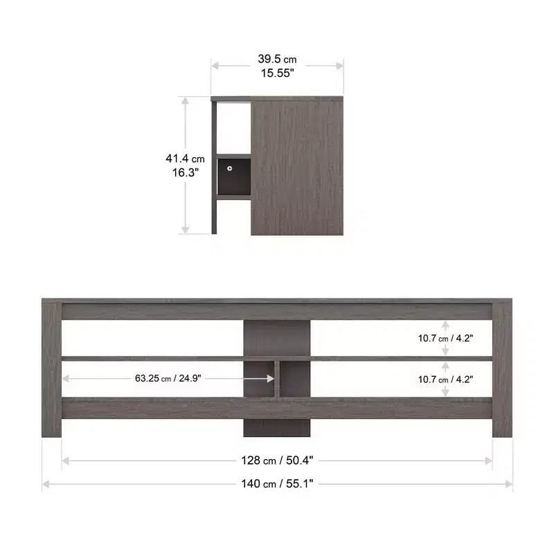 AVF Calibre Porta TV ad angolo per TV fino a 65 pollici