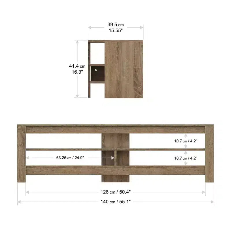AVF Calibre Porta TV ad angolo per TV fino a 65 pollici