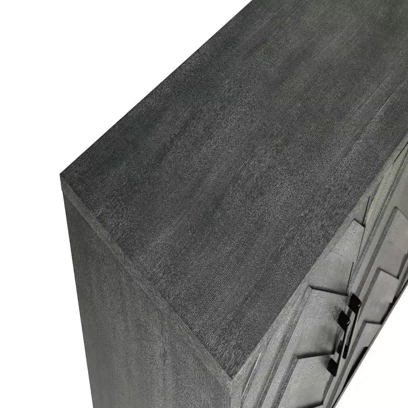 Mobile buffet da 150 cm con 4 ante, Credenza grande con ripiani regolabili, Tavolo console in legno, Mobile TV per ingresso e corridoio