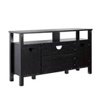 Credenza a 2 ante con finestre Saracina Home da 58 pollici