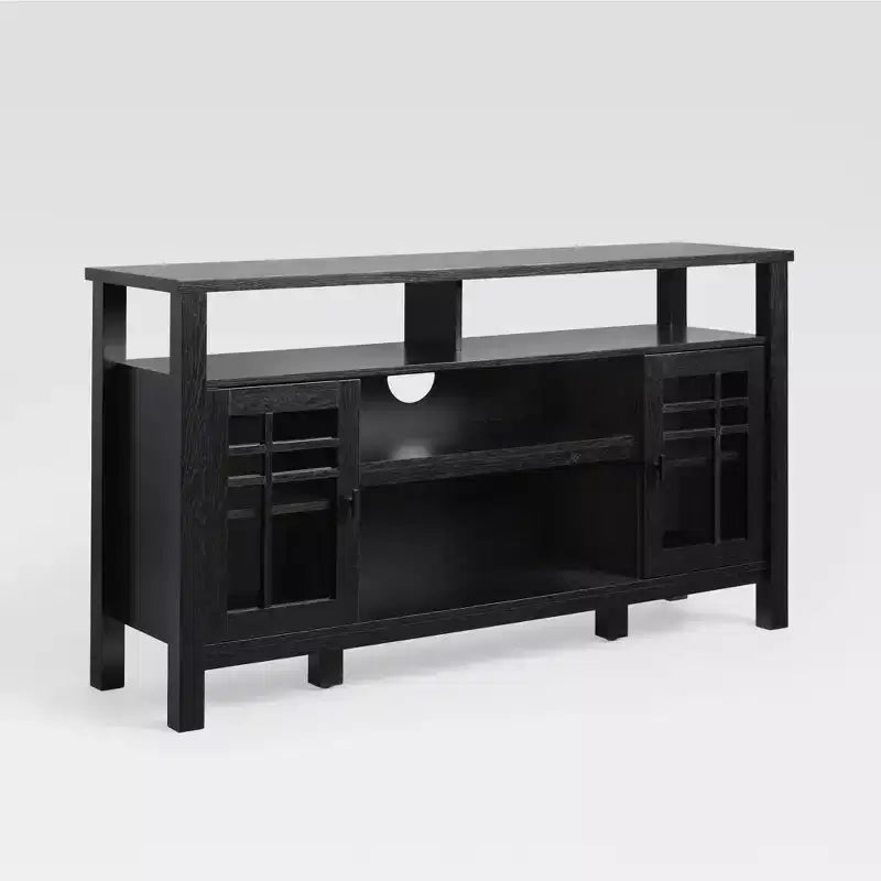 Credenza a 2 ante con finestre Saracina Home da 58 pollici
