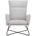Coleman Arm Chair - ACH5106A - Light Grey - Safavieh