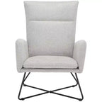 Coleman Arm Chair - ACH5106A - Light Grey - Safavieh