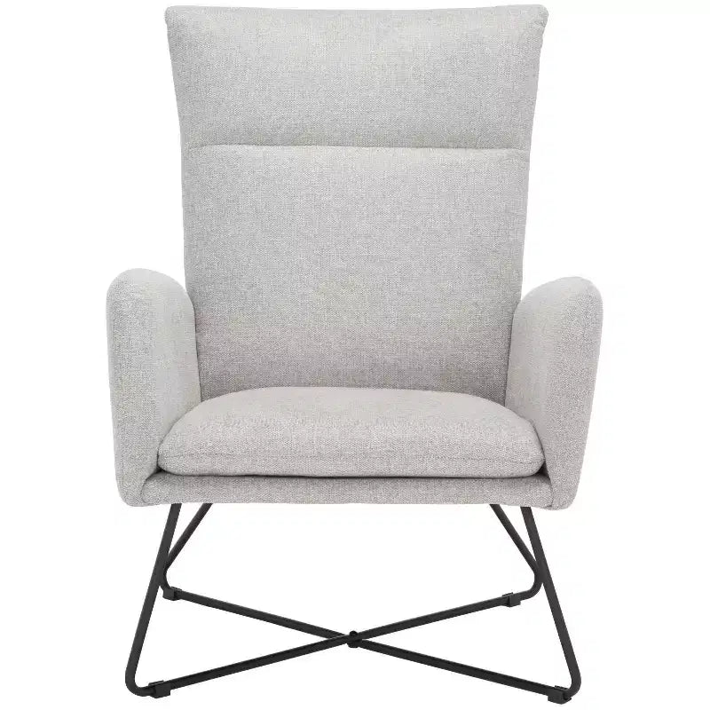Coleman Arm Chair - ACH5106A - Light Grey - Safavieh