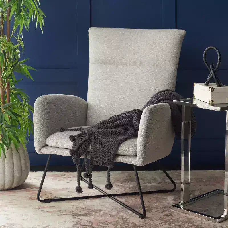 Poltrona Coleman - ACH5106A - Grigio Chiaro - Safavieh