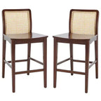 Sgabello da bancone in rattan Benicio (set da 2) - BST1506 - Safavieh