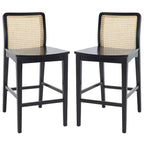 Sgabello da bancone in rattan Benicio (set da 2) - BST1506 - Safavieh