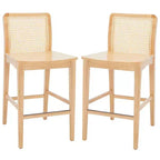 Sgabello da bancone in rattan Benicio (set da 2) - BST1506 - Safavieh