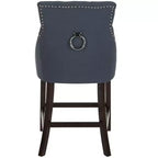 Sgabello da bancone Eleni Tufted Wing Back (set di 2) - BST6305 - Safavieh