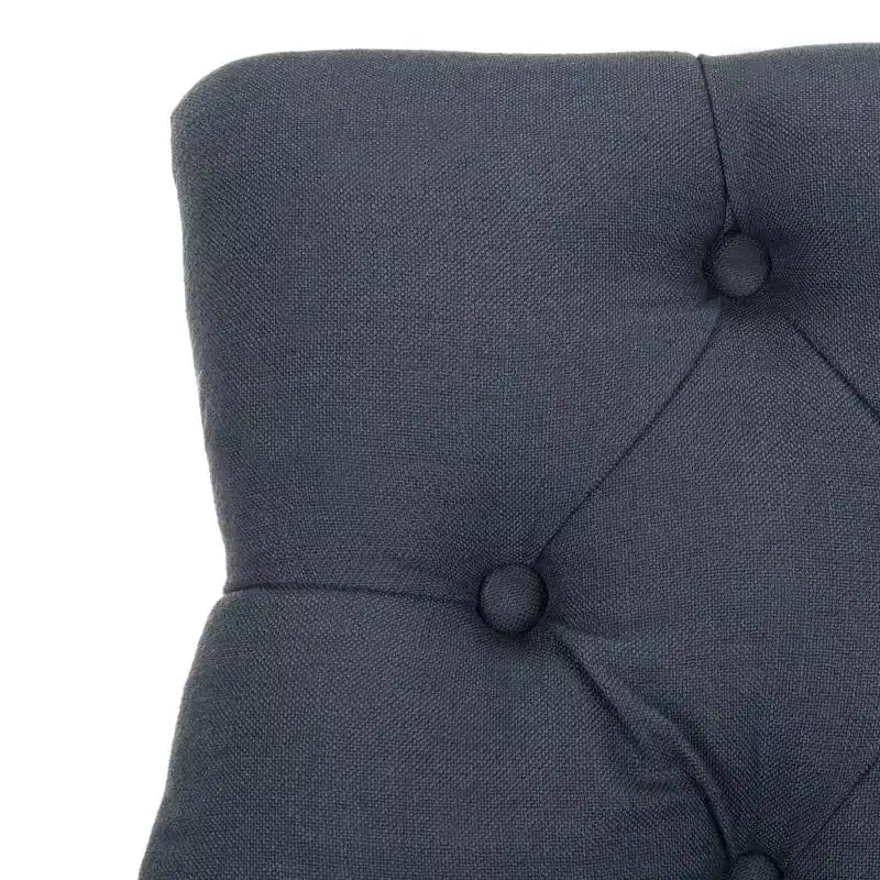 Sgabello da bancone Eleni Tufted Wing Back (set di 2) - BST6305 - Safavieh