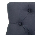 Sgabello da bancone Eleni Tufted Wing Back (set di 2) - BST6305 - Safavieh