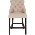 Eleni Tufted Wing Back Counter Stool (Set Of 2) - BST6305 - Safavieh